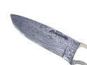 Pioneer Custom Made Damascus Steel Hunting Knife N