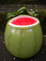 1967 Metlox Poppytrail watermelon cookie jar