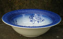 1969-89 Carlton Ware cobalt blue/white rose stonew