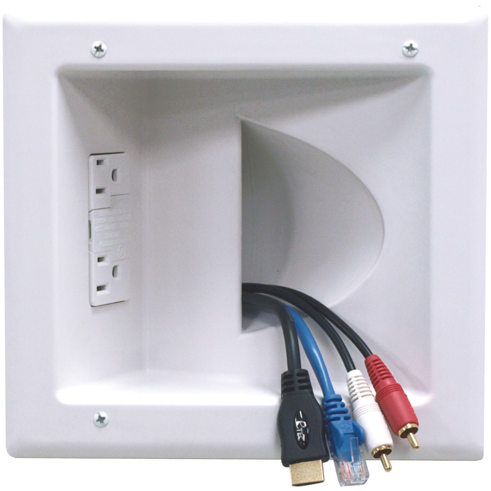 DATACOMM ELECTRONICS 45-0041-WH RECESSED LOW-VOLTA
