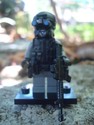 LEGO GI JOE CUSTOM MINIFIG BLACKWATCH SOLDIER JUMP