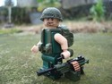 CUSTOM LEGO MINIFIG U.S. ARMY VIETNAM WAR GUNNER R