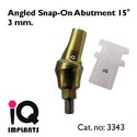 5 Angled Snap On Abutments 15º Implant Dental  Su