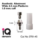 5 Aesthetic Abutments for Wide 4.5mm Platform Dent