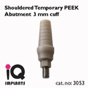 Shouldered Temporary PEEK Abutment Dental Implants
