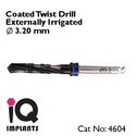 Coated Twist Drill Externally Irrigated implant De