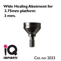 10 Wide Healing Caps for 3.75mm platform for Denta