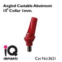 10 Angled Castable Abutments 15º  for Dental Impl