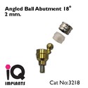 5 Angled Titanium Ball Abutments 18º Dental Impla