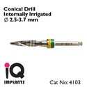 Set Of 4 Conical Drills Internal Irrigation implan