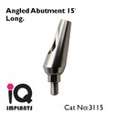 10 Angled 15º Titanium Abutments Dental Implants 