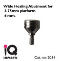 10 Wide Healing Caps for 3.75mm platform for Denta