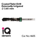 Coated Twist Drill Externally Irrigated implant De