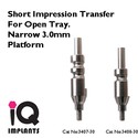 10 Open Tray Impression Transfers for Narrow 3.0mm