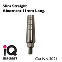 5 Slim Straight Abutments for Dental Implants Impl