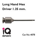 3 Hand Hex Drivers 1.25 mm Dental Implants Implant