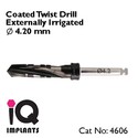 Coated Twist Drill Externally Irrigated implant De
