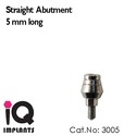 5 Straight Abutments for Dental Implants Implant S