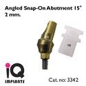 5 Angled Snap On Abutments 15º Implant Dental  Su