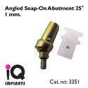 5 Angled Snap On Abutments 25º Implant Dental  Su