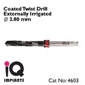 Coated Twist Drill Externally Irrigated implant De