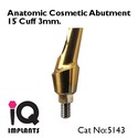 5 Anatomic Cosmetic Abutments 15º Dental Implants