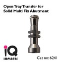 Set of 1 Solid Multi Fix Abutment 30º+Open/Closed