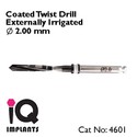 Coated Twist Drill Externally Irrigated implant De