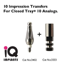 Special Offer : 10 Impression Transfers Cat.no 340