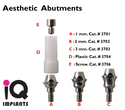 Aesthetic Abutment 1 mm cuff 3701