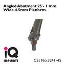 Angled Abutment 25º - 1mm 4.5mm Platform