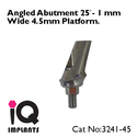 Special Offer : 5 Angled Abutment 25º -  4.5mm Pl