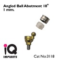 Special Offer : 5 Angled Ball Abutments 18º 