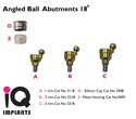 Angled Ball Abutment 18º 