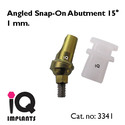 Special Offer : 5 Angled Snap On Abutments 15º