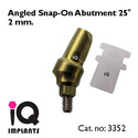 Special Offer : 5 Angled Snap On Abutments 25º