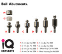 Set of 4 Silicone Caps for Ball Abutment - Laborat