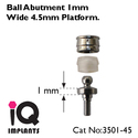 Special Offer:5 Ball Abutments for 4.5mm platform