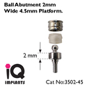 Special Offer:5 Ball Abutments for 4.5mm platform