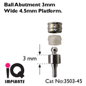 Special Offer:5 Ball Abutments for 4.5mm platform