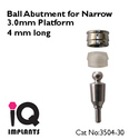 Special Offer : 10 Ball Abutments for Narrow 3.0mm