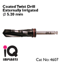 Coated Twist Drill Externally Irrigated