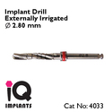 Implant Drill Externally Irrigated