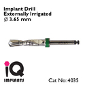 Implant Drill Externally Irrigated