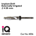 Implant Drill Externally Irrigated
