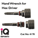 Hand Wrench for Hex Drivers and IQ Implants Mount