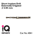 Short Implant Drill Externally Irrigated