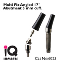 Angled Multi Fix Abutment 17º 3mm cuff