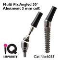 Angled Multi Fix Abutment 30º 3mm cuff