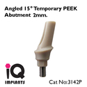 Angled Temporary PEEK Abutment 15º